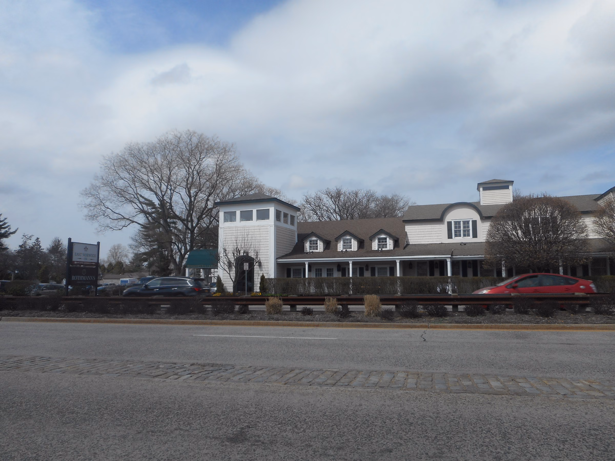 East Norwich Inn at the village crossroads in East Norwich, New York