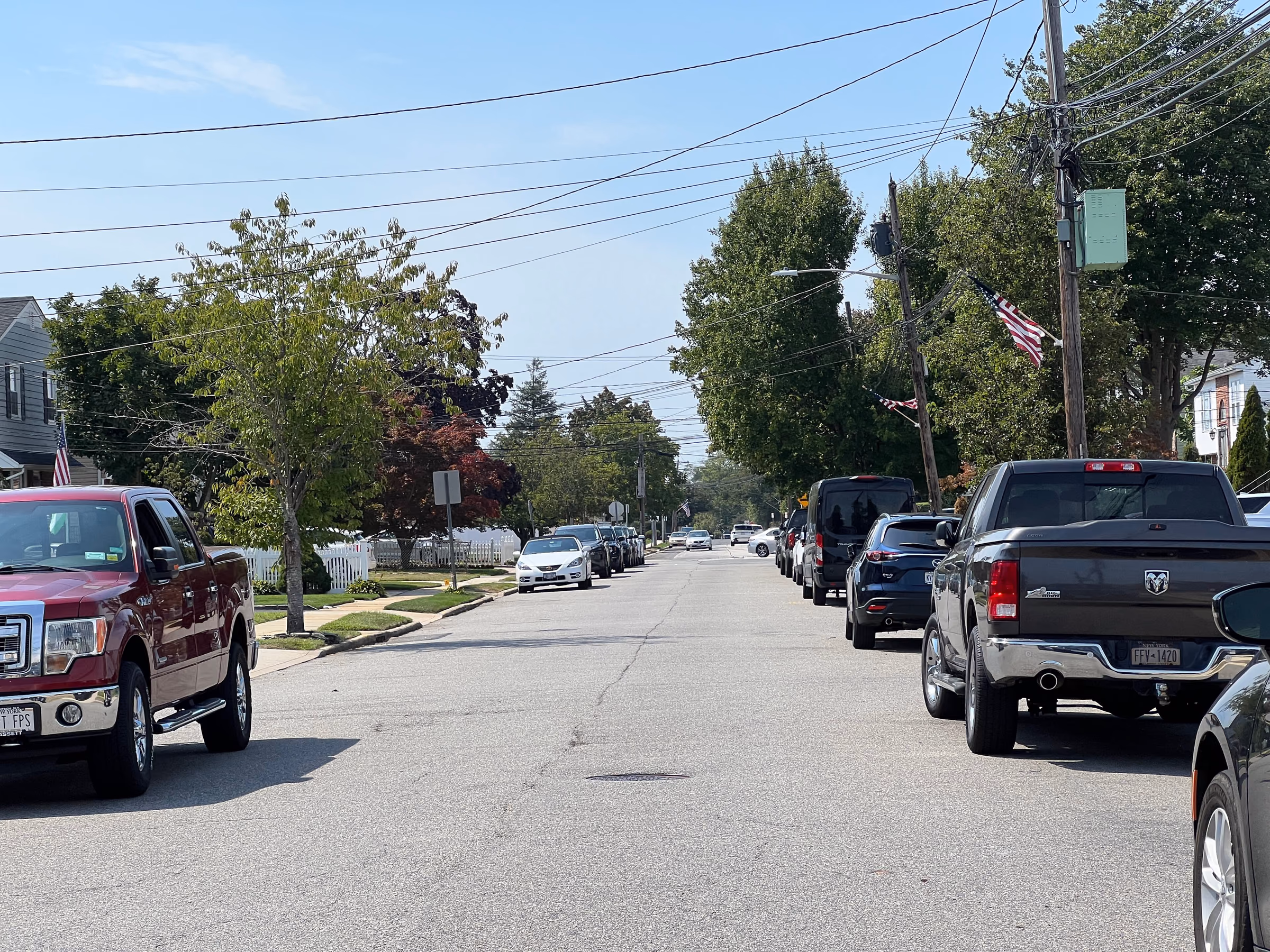 Residential Waverly Avenue in Seaford, New York
