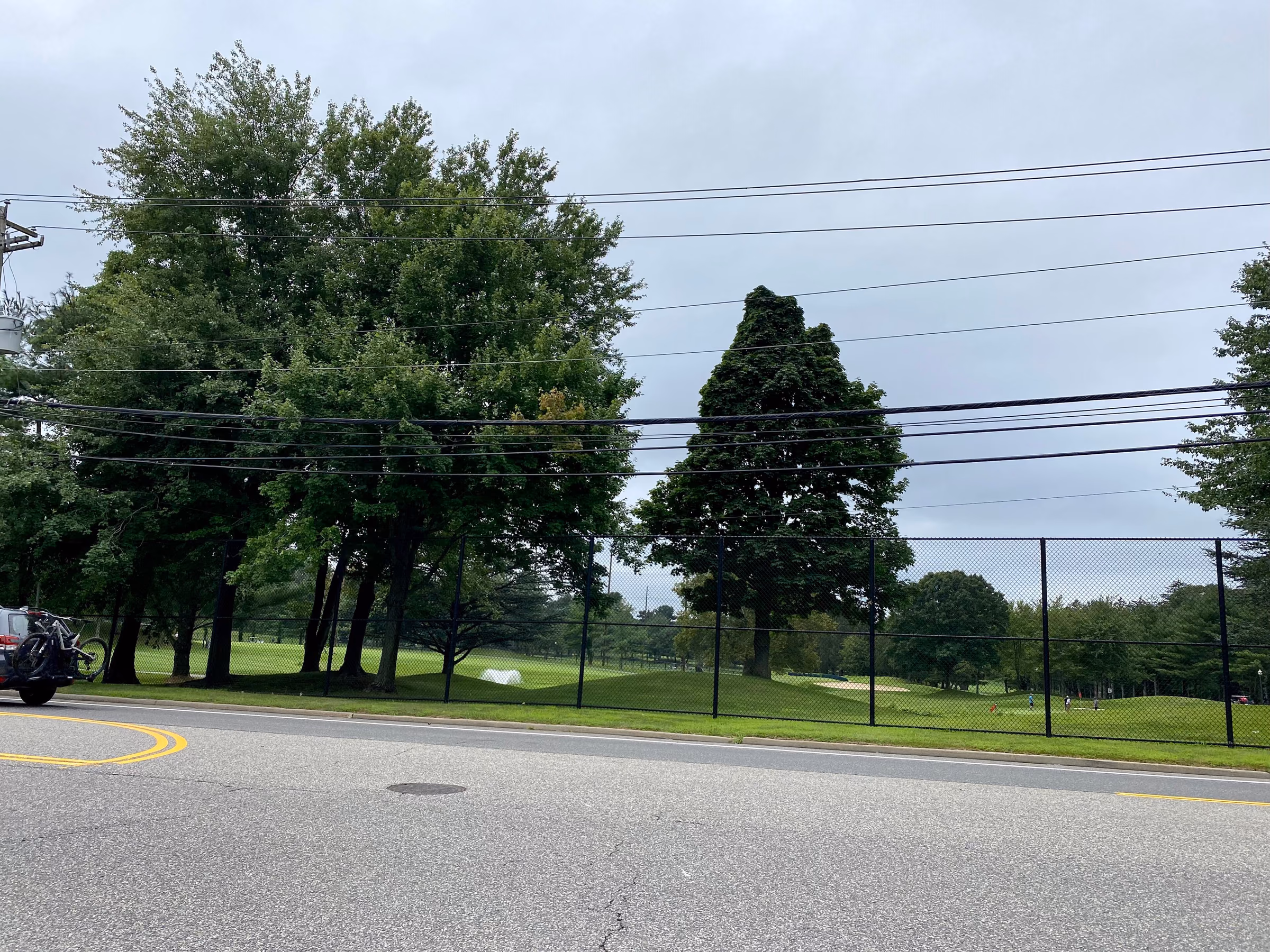 Entrance to the Town of Oyster Bay Golf Course in Woodbury, New York