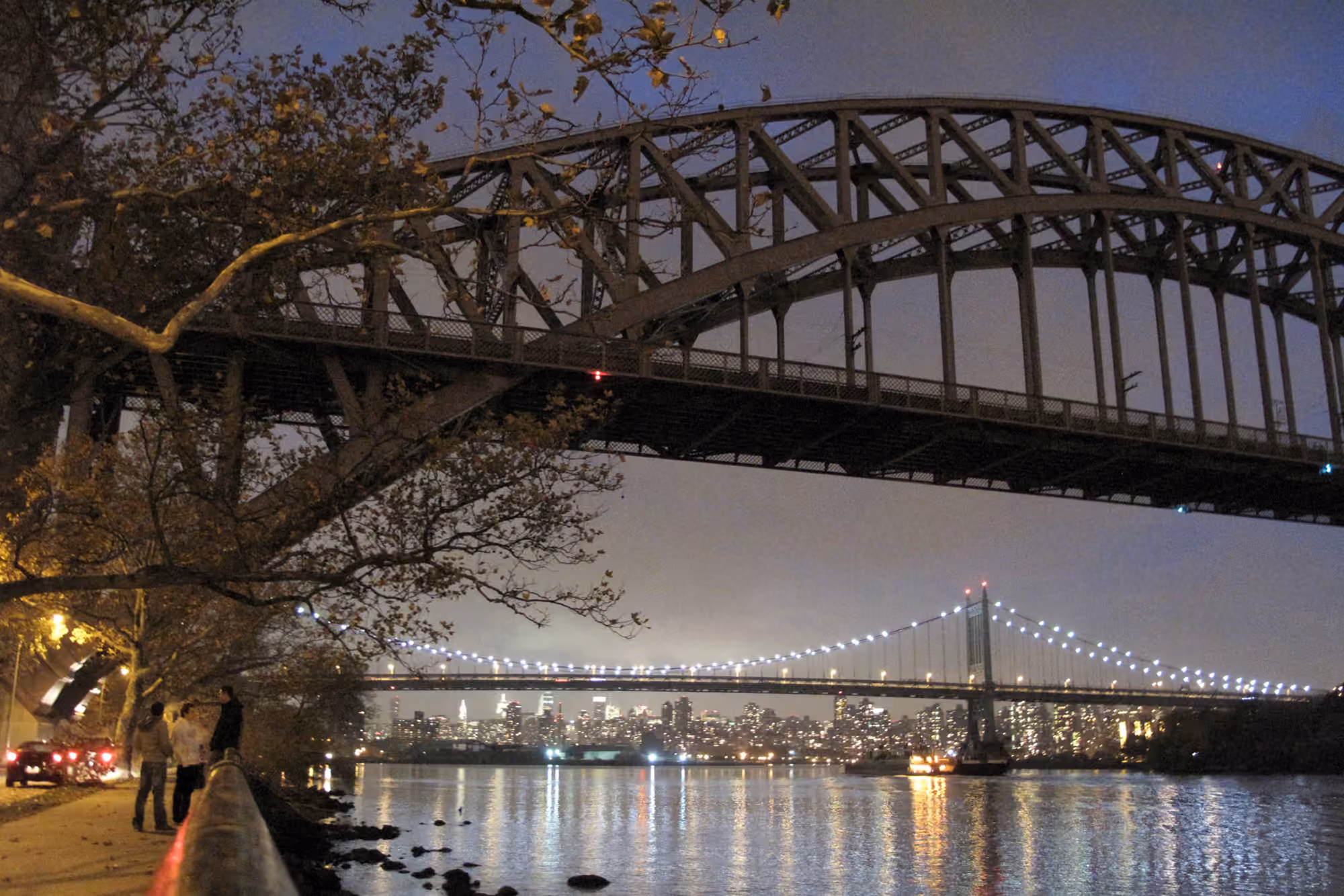 Hell Gate Bridge seen from Astoria Park