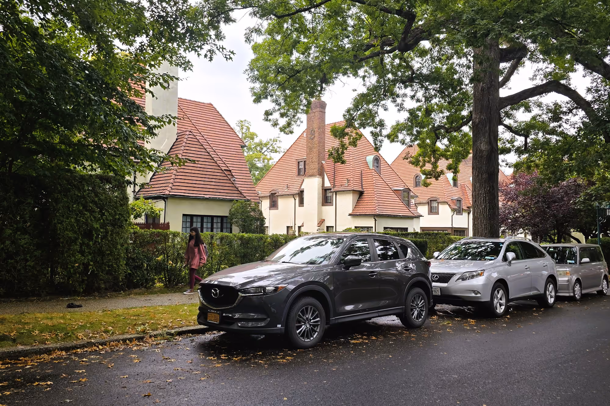 Tudor-style homes and leafy streets in Forest Hills Gardens
