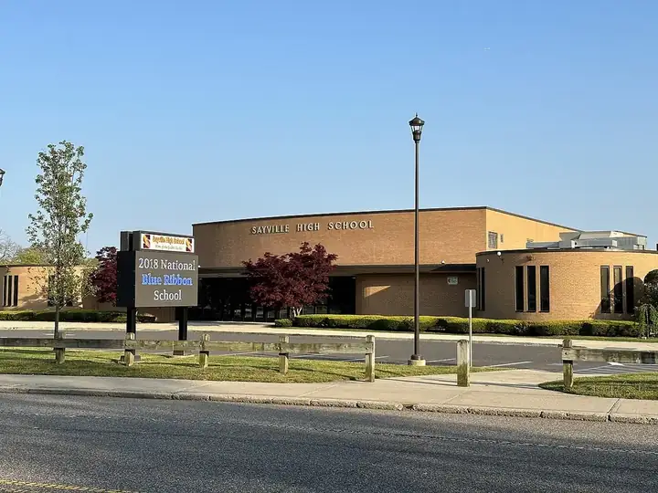 Sayville High School campus photograph