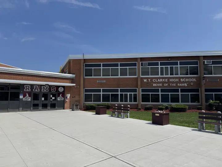 W Tresper Clarke High School campus photograph