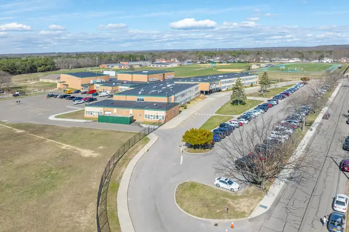 Wyandanch Memorial High School campus photograph
