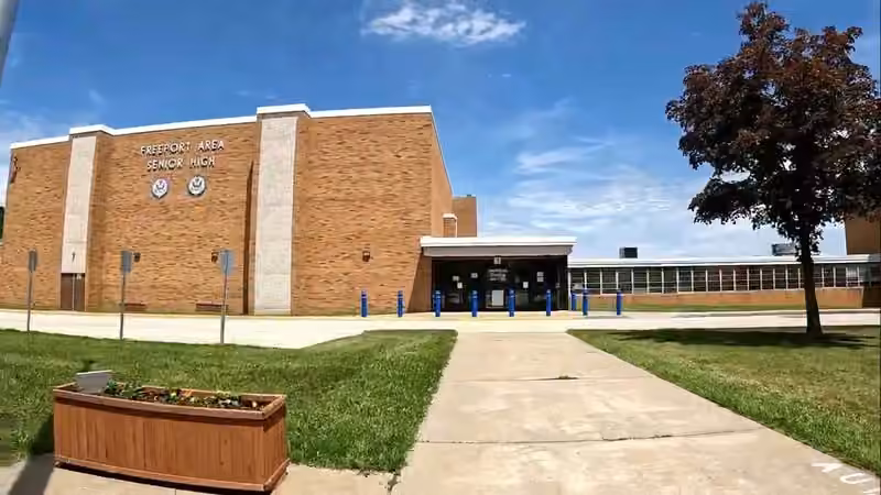 Freeport High School campus photograph