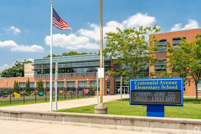 Centennial Avenue Elementary School campus photograph