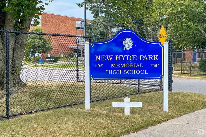 New Hyde Park Memorial High School campus photograph
