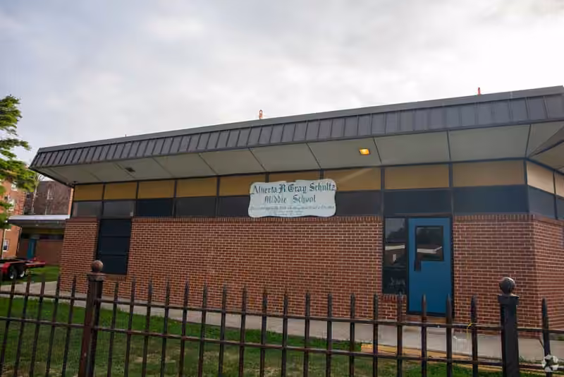 Alverta B Gray Schultz Middle School campus photograph