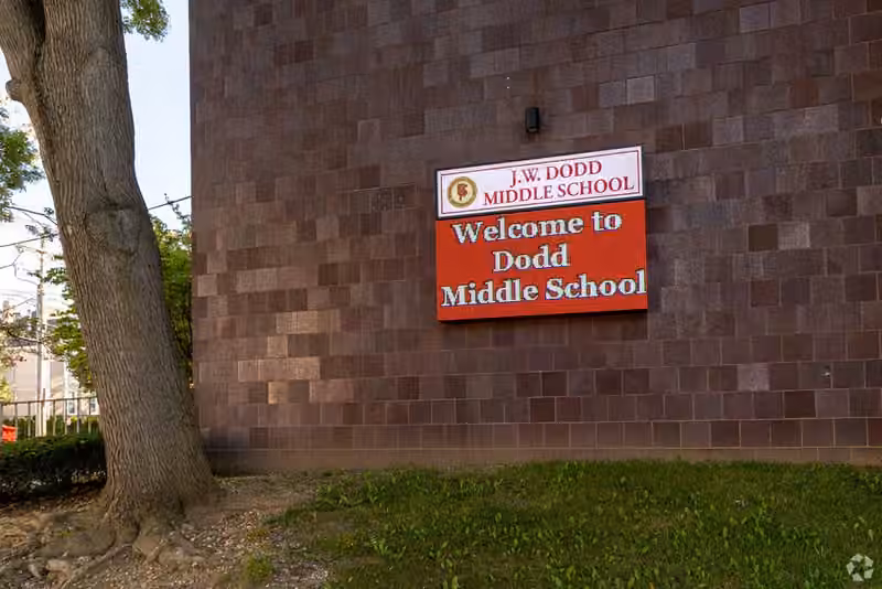 John W Dodd Middle School campus photograph