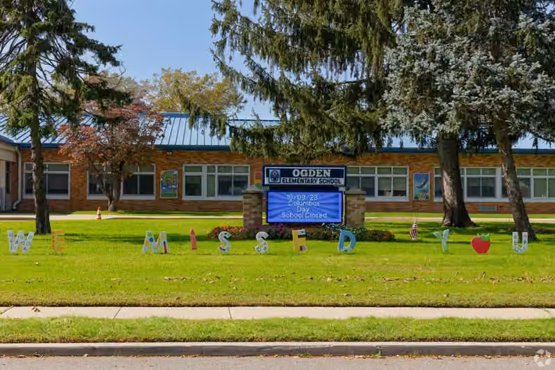 Ogden Elementary School campus photograph
