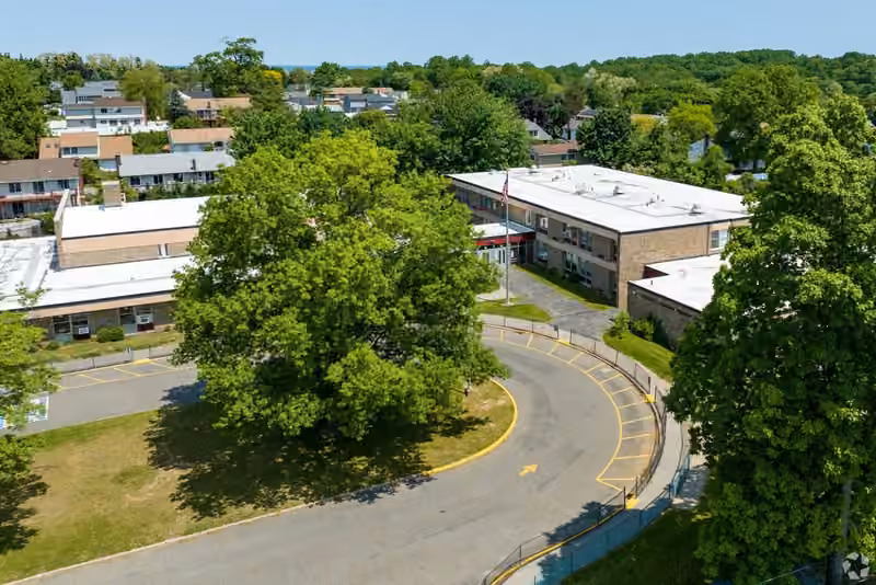 Gribbin School campus aerial photograph