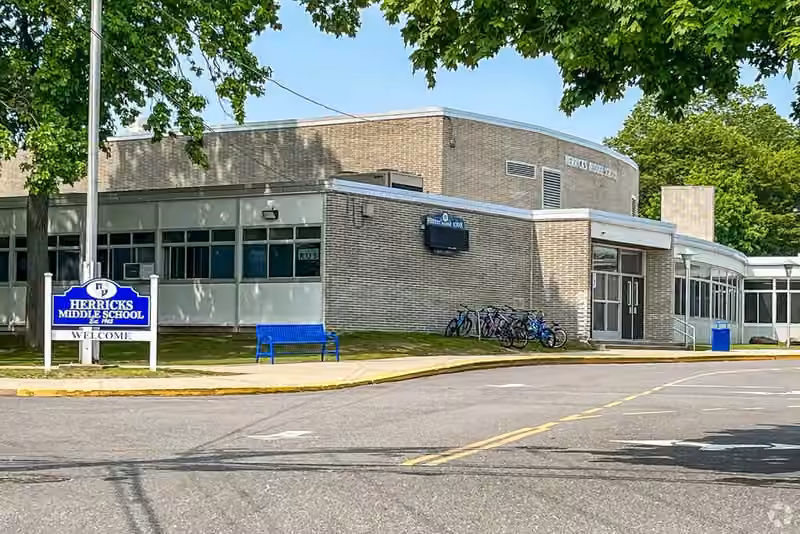 Herricks Middle School campus photograph