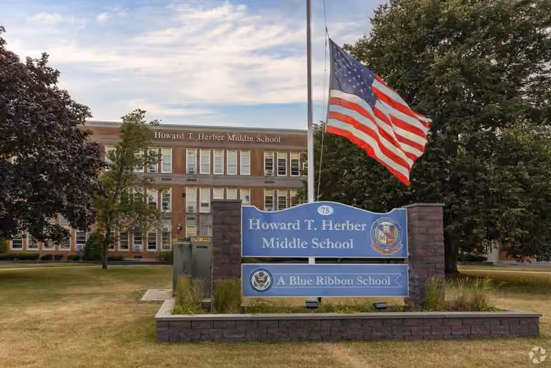 Howard T Herber Middle School campus photograph